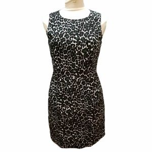 NWT J. Crew Textured Cheetah Print Dress Size 0